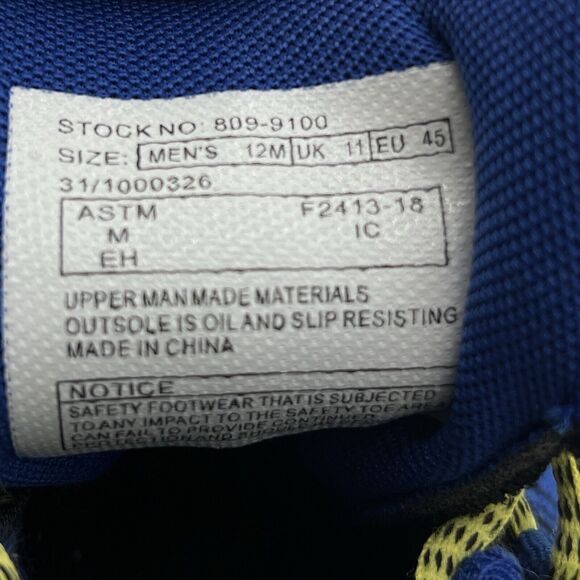 Thorogood Day One Safety Shoes Mens Size 12 AST Low Composite Safety Toe Sneaker - Picture 5 of 12